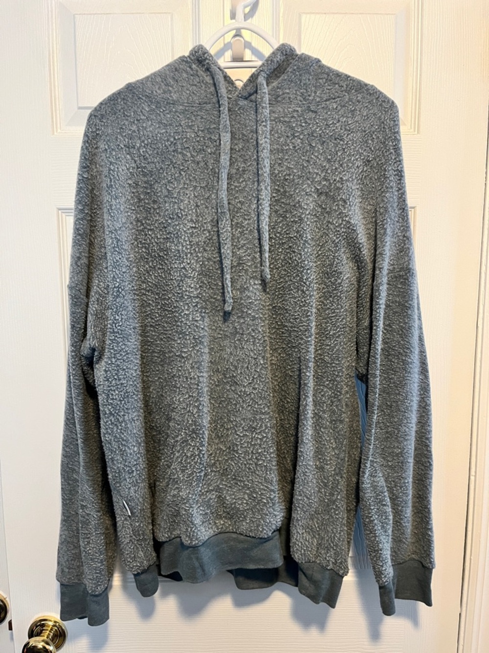 Unisex Cozy Gray Hooded Pullover